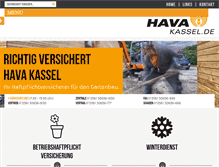 Tablet Screenshot of hava-kassel.de